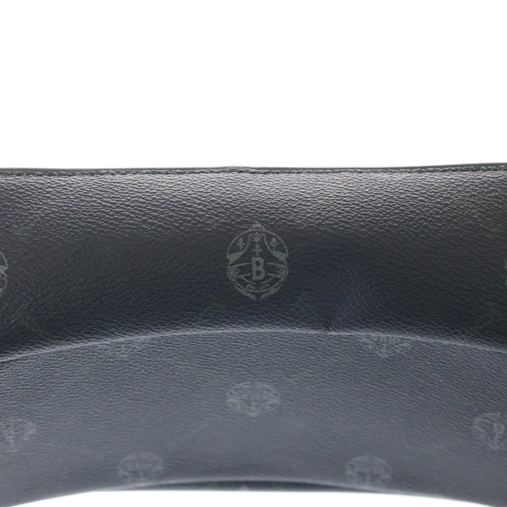 Berluti(ベルルッティ) シグネチャー ボディバッグ ウエストバッグ ショルダーバッグ ブラック×ブラウン レザー シルバー金具