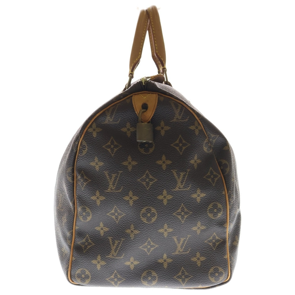 LOUIS VUITTON(ルイヴィトン) モノグラム スピーディ40 ハンドバッグ ボストンバッグ ブラウン レザー×PVC M41522 ゴールド金具 レディース