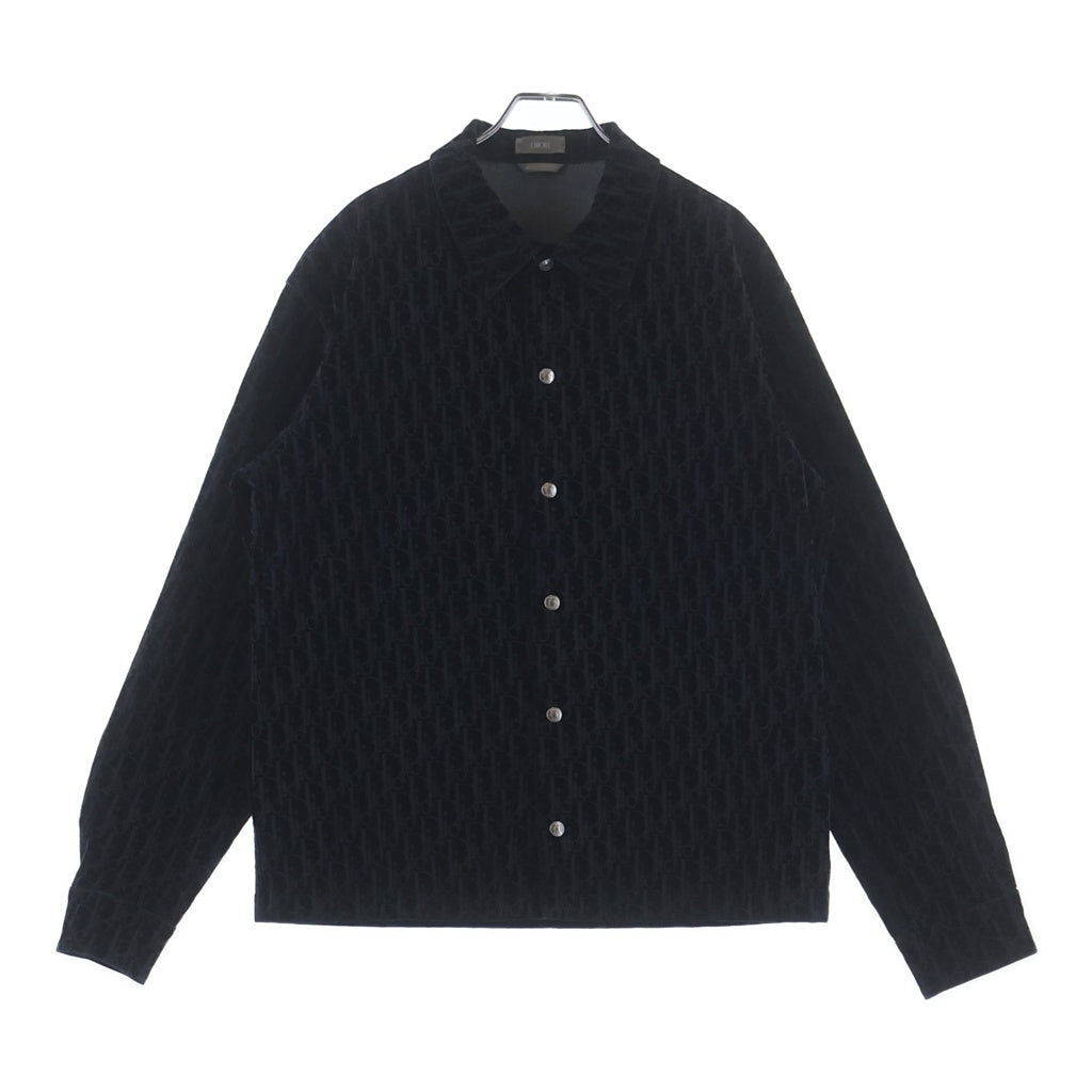 DIOR(ディオール) オブリークオーバーデニムシャツ ジャケット ネイビー #44 033D490M321X