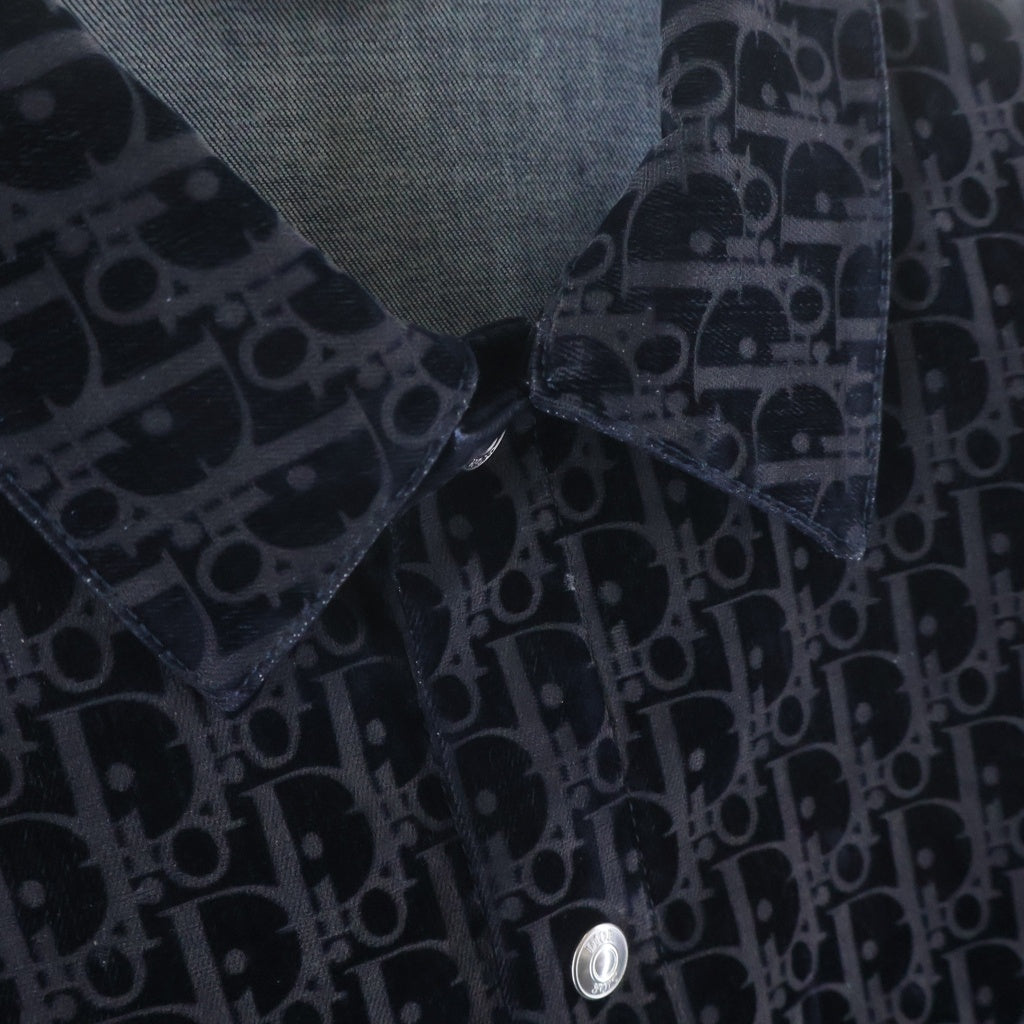 DIOR(ディオール) オブリークオーバーデニムシャツ ジャケット ネイビー #44 033D490M321X