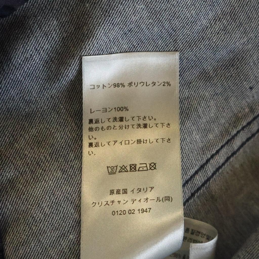 DIOR(ディオール) オブリークオーバーデニムシャツ ジャケット ネイビー #44 033D490M321X