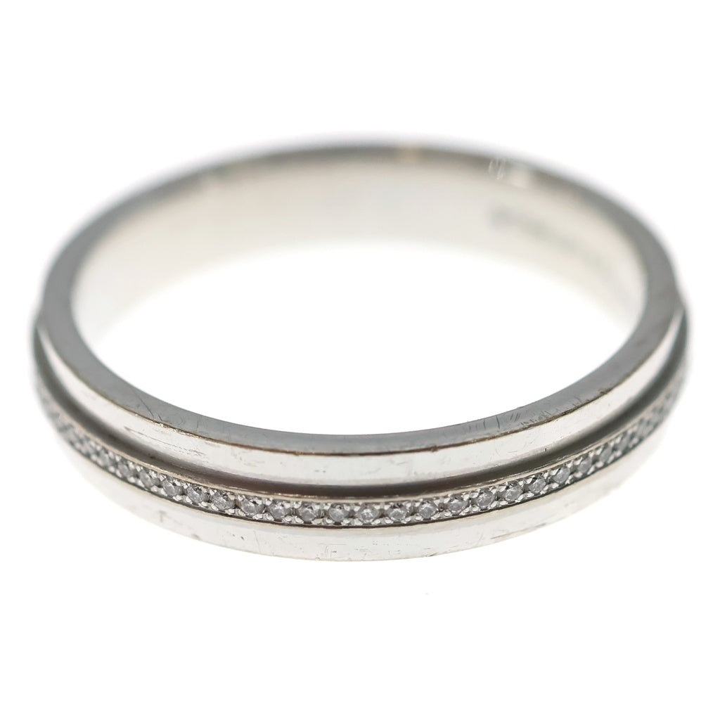 TIFFANY & Co.(ティファニー) Tナローダイヤリング シルバー AU750WG #62 レディース
