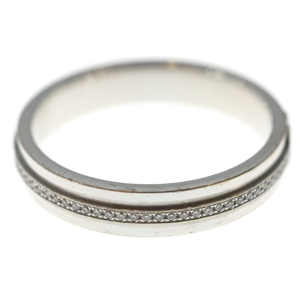 TIFFANY & Co.(ティファニー) Tナローダイヤリング シルバー AU750WG #62 レディース
