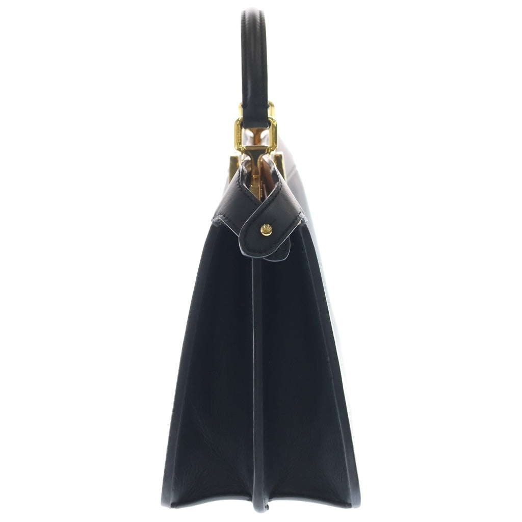 FENDI(フェンディ) ピーカブー アイシーユー スモール 2WAYバッグ ハンドバッグ ショルダーバッグ ブラック レザー 8BN327 ゴールド金具 レディース
