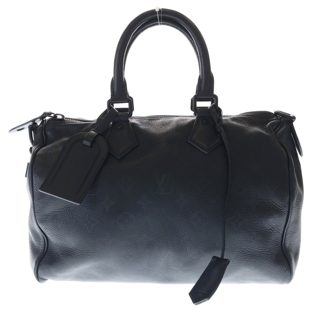 LOUIS VUITTON(ルイヴィトン) スピーディ P9 バンドリエール 30 2WAYバッグ ボストンバッグ ハンドバッグ ショルダーバッグ ウルトラブラック レザー M13904 ブラック金具 レディース