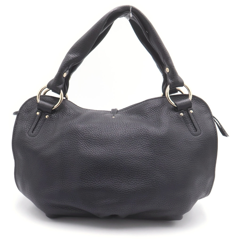 CELINE(セリーヌ) ビタースウィート ハンドバッグ ブラック レザー ゴールド金具 レディース
