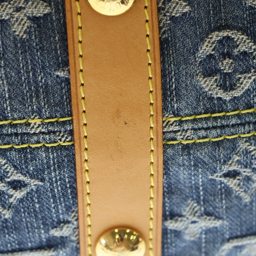 LOUIS VUITTON(ルイヴィトン) モノグラム ネオカビィーGM ハンド ショルダーバッグ 2WAY デニム ゴールド金具 ブルー M95350 レディース