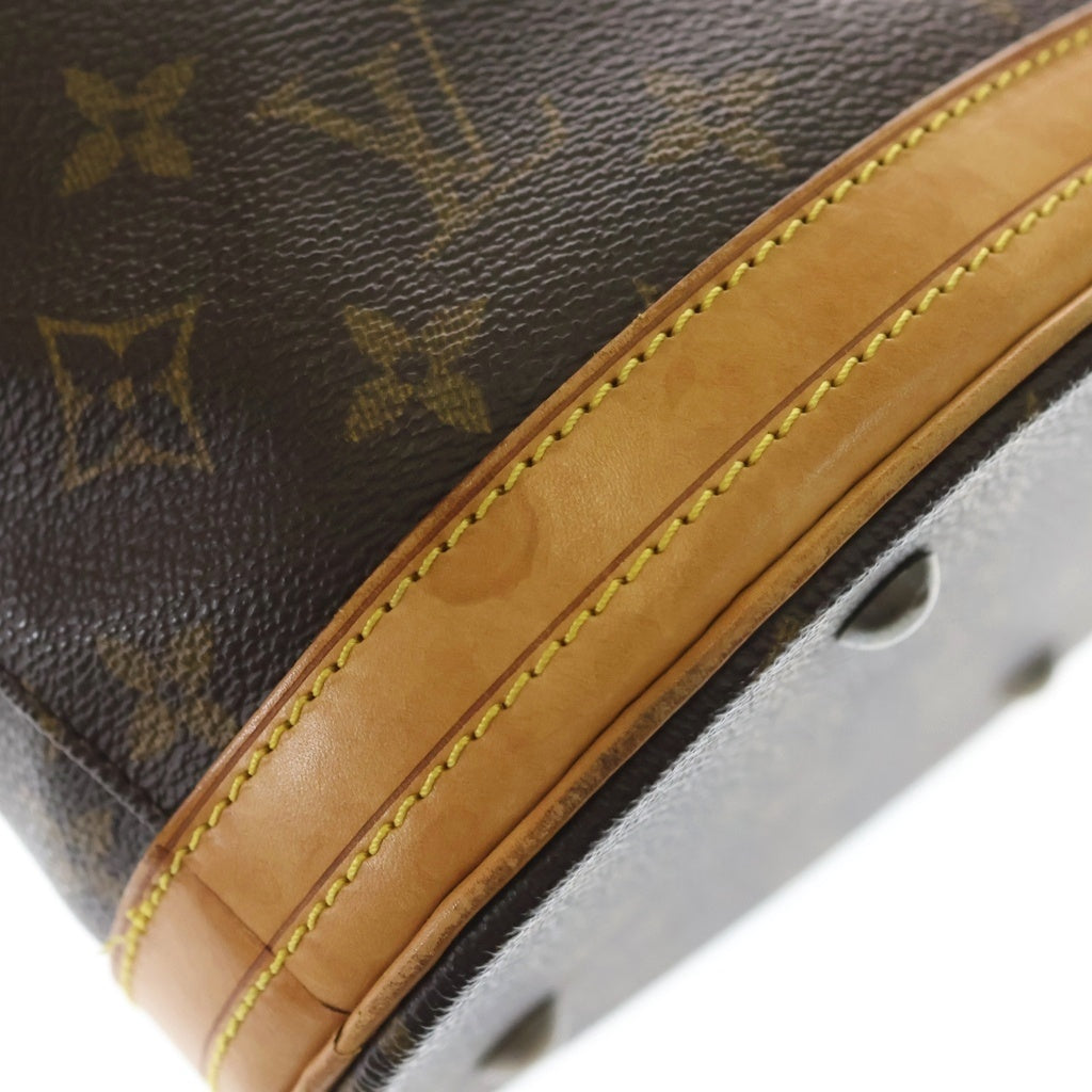 LOUIS VUITTON(ルイヴィトン) モノグラム バケットPM PVC レザー ポーチ付き トートバッグ M42238 ブラウン レディース