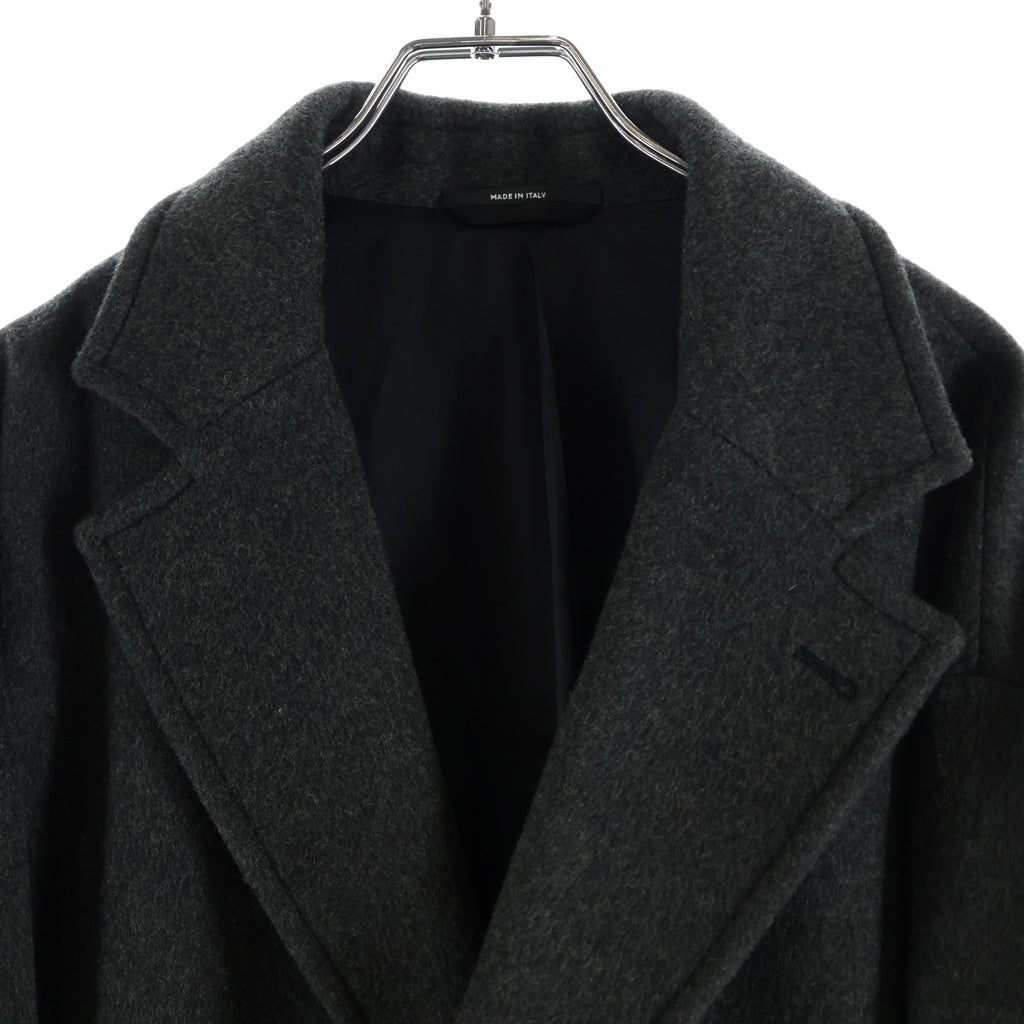 HERMES(エルメス) カシミヤ混 ロングコート グレー #50 – WASTE_NOT by