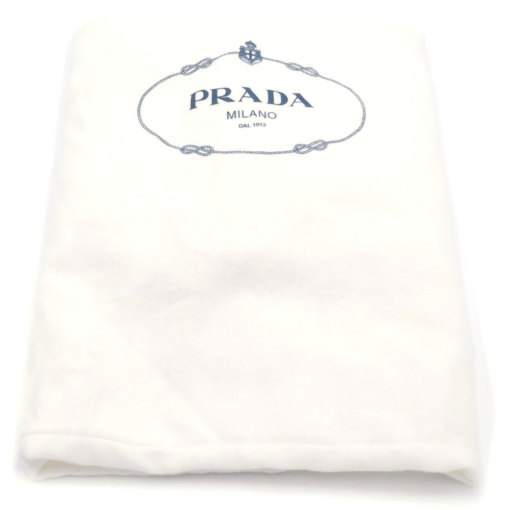 PRADA(プラダ) スタッズ テスート ナイロン シルバー金具 バックパック リュックサック ブラック レディース