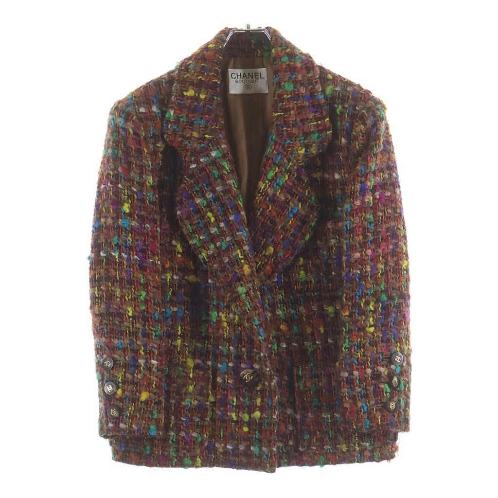 CHANEL BOUTIQUE(シャネルブティック) OLD ココマーク ツイード 1B テーラードジャケット マルチカラー レディース