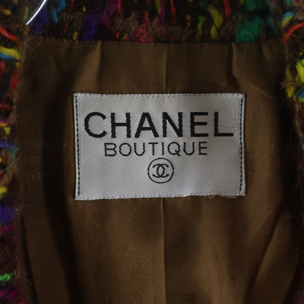 CHANEL BOUTIQUE(シャネルブティック) OLD ココマーク ツイード 1B テーラードジャケット マルチカラー レディース