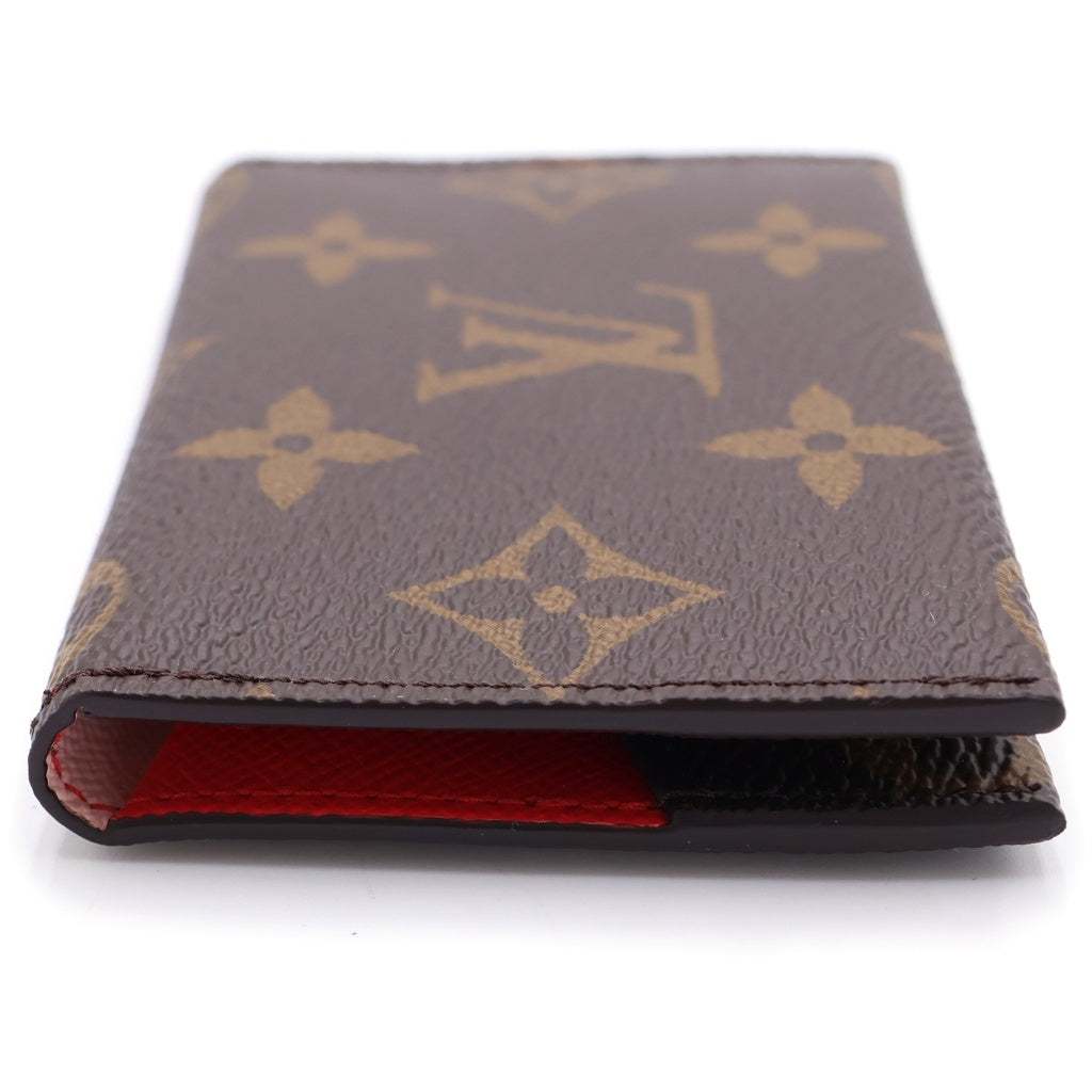 LOUIS VUITTON(ルイヴィトン) モノグラム ポルト カルト・スリム カードケース ゴールド金具 ブラウン M26901 レディース