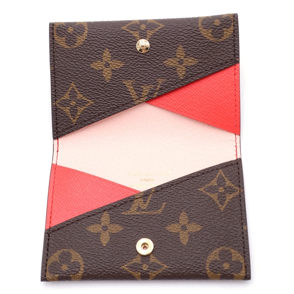 LOUIS VUITTON(ルイヴィトン) モノグラム ポルト カルト・スリム カードケース ゴールド金具 ブラウン M26901 レディース
