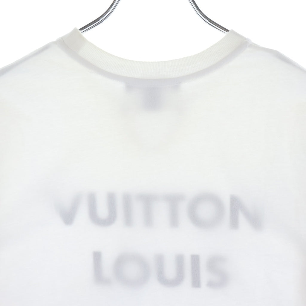 LOUIS VUITTON(ルイヴィトン) チェーン付き 半袖ロゴTシャツ カットソー ホワイト RW223W LCT FITS02 レディース