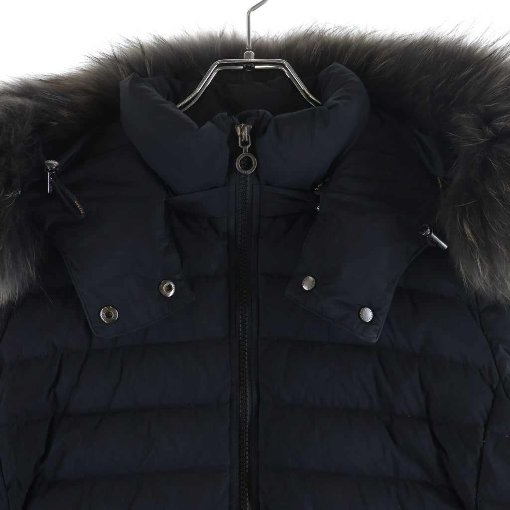 TATRAS(タトラス) 21AW VARENA DOWN JACKET ヴァレナ ダウンジャケット フード ファー ブラック LTKE21A4164-D レディース