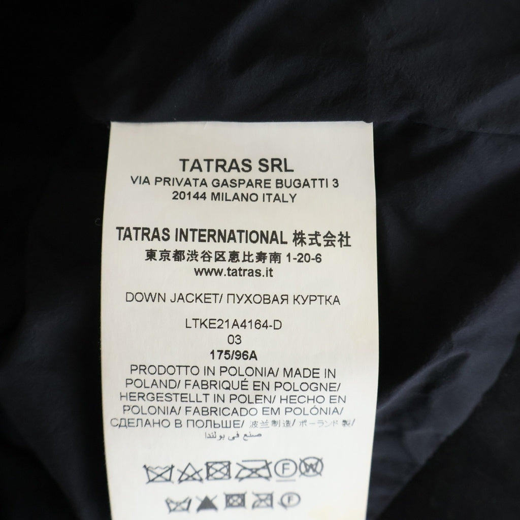 TATRAS(タトラス) 21AW VARENA DOWN JACKET ヴァレナ ダウンジャケット フード ファー ブラック LTKE21A4164-D レディース