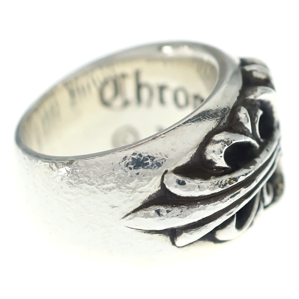 CHROME HEARTS(クロムハーツ) FLRL CRS 1PD フローラルクロス ダイヤ リング シルバー