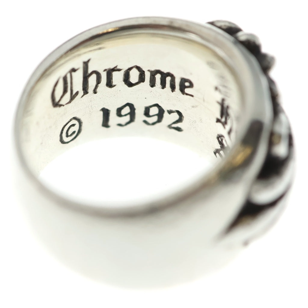 CHROME HEARTS(クロムハーツ) FLRL CRS 1PD フローラルクロス ダイヤ リング シルバー