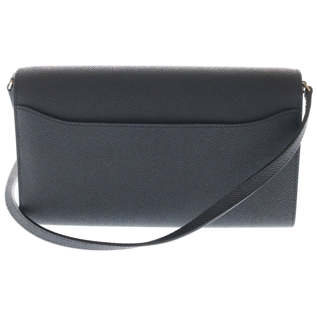 HERMES(エルメス) コンスタンス トゥーゴー ショルダーバッグ ウォレット ブラック エプソン ゴールド金具 W刻印 レディース
