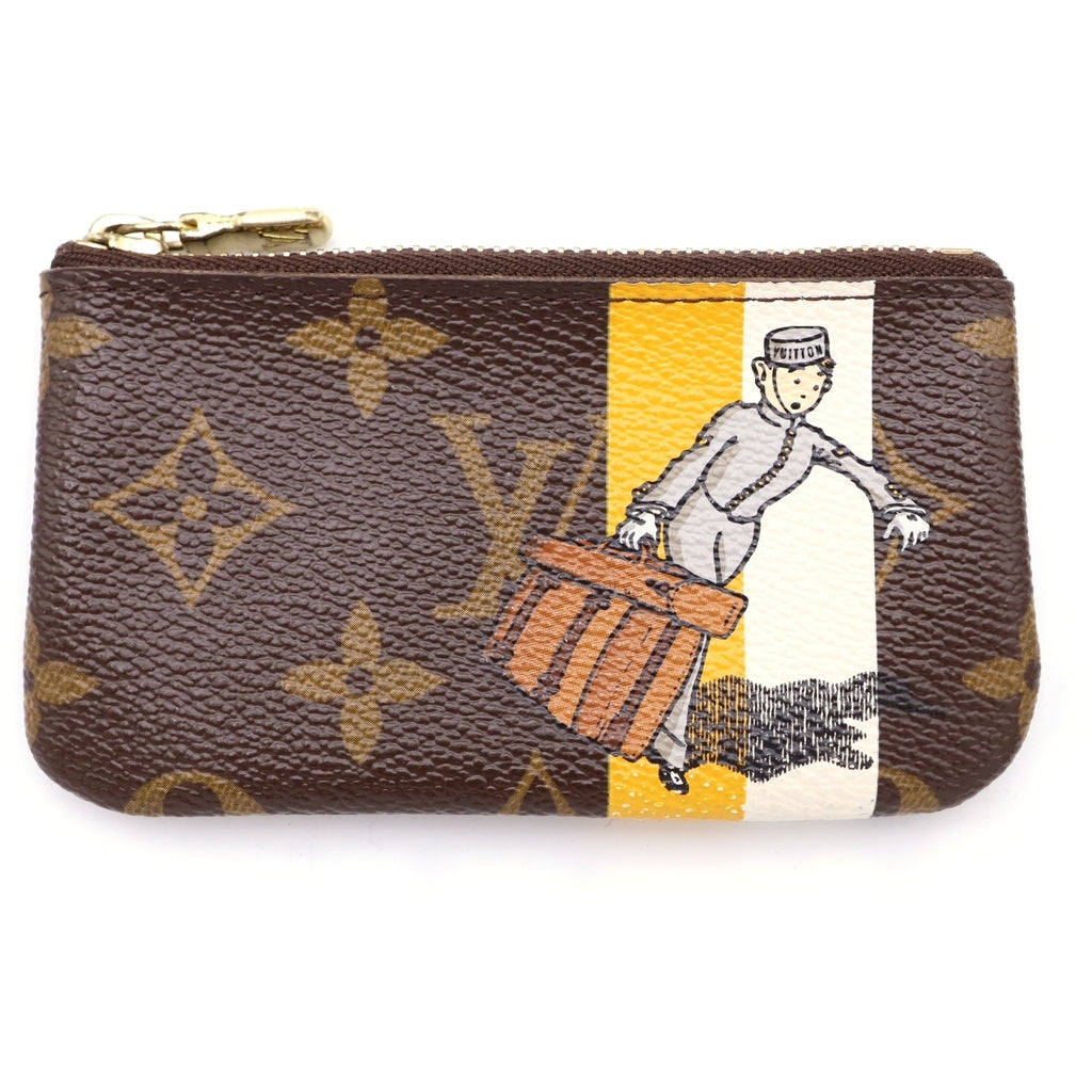 LOUIS VUITTON(ルイヴィトン) モノグラム ポシェット・クレNM ブラウン PVCレザー コインケース M60033 レディース