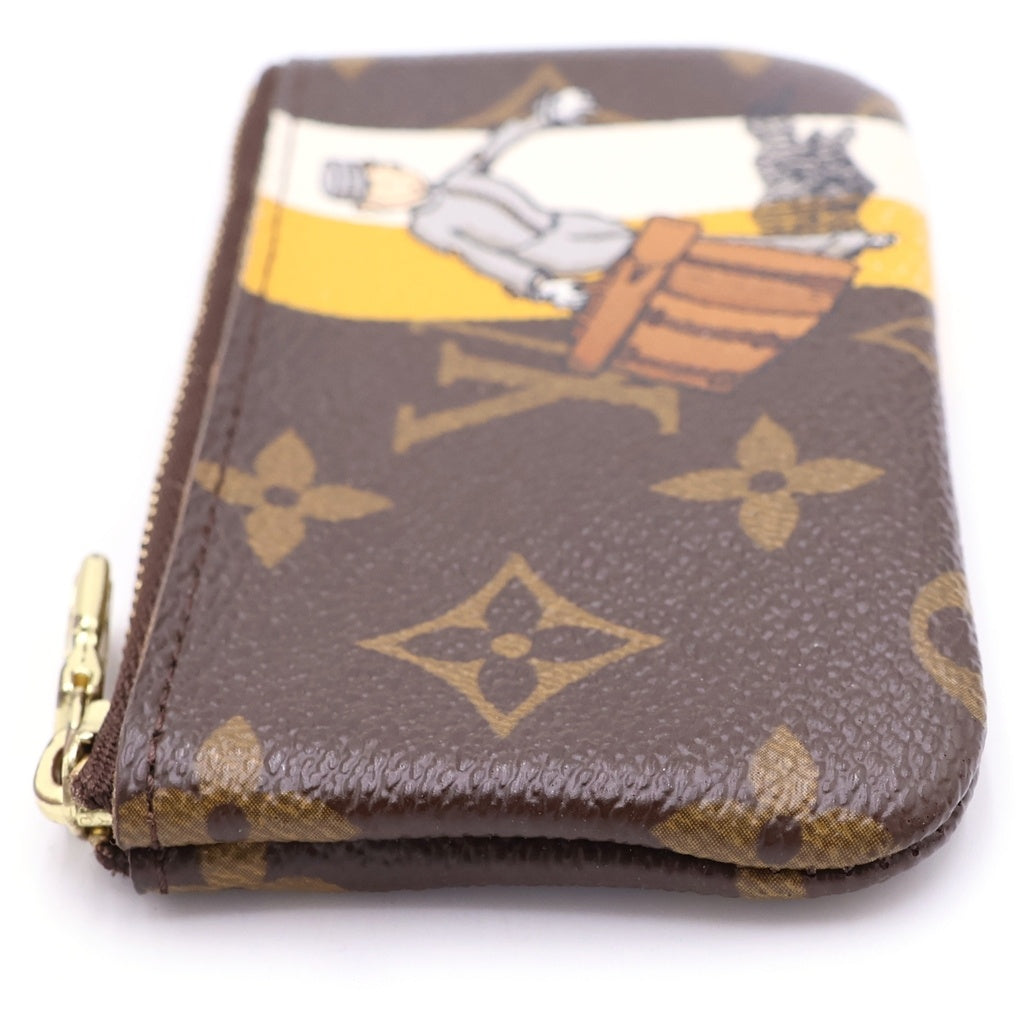 LOUIS VUITTON(ルイヴィトン) モノグラム ポシェット・クレNM ブラウン PVCレザー コインケース M60033 レディース