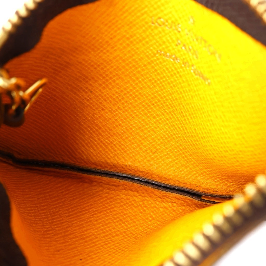LOUIS VUITTON(ルイヴィトン) モノグラム ポシェット・クレNM ブラウン PVCレザー コインケース M60033 レディース