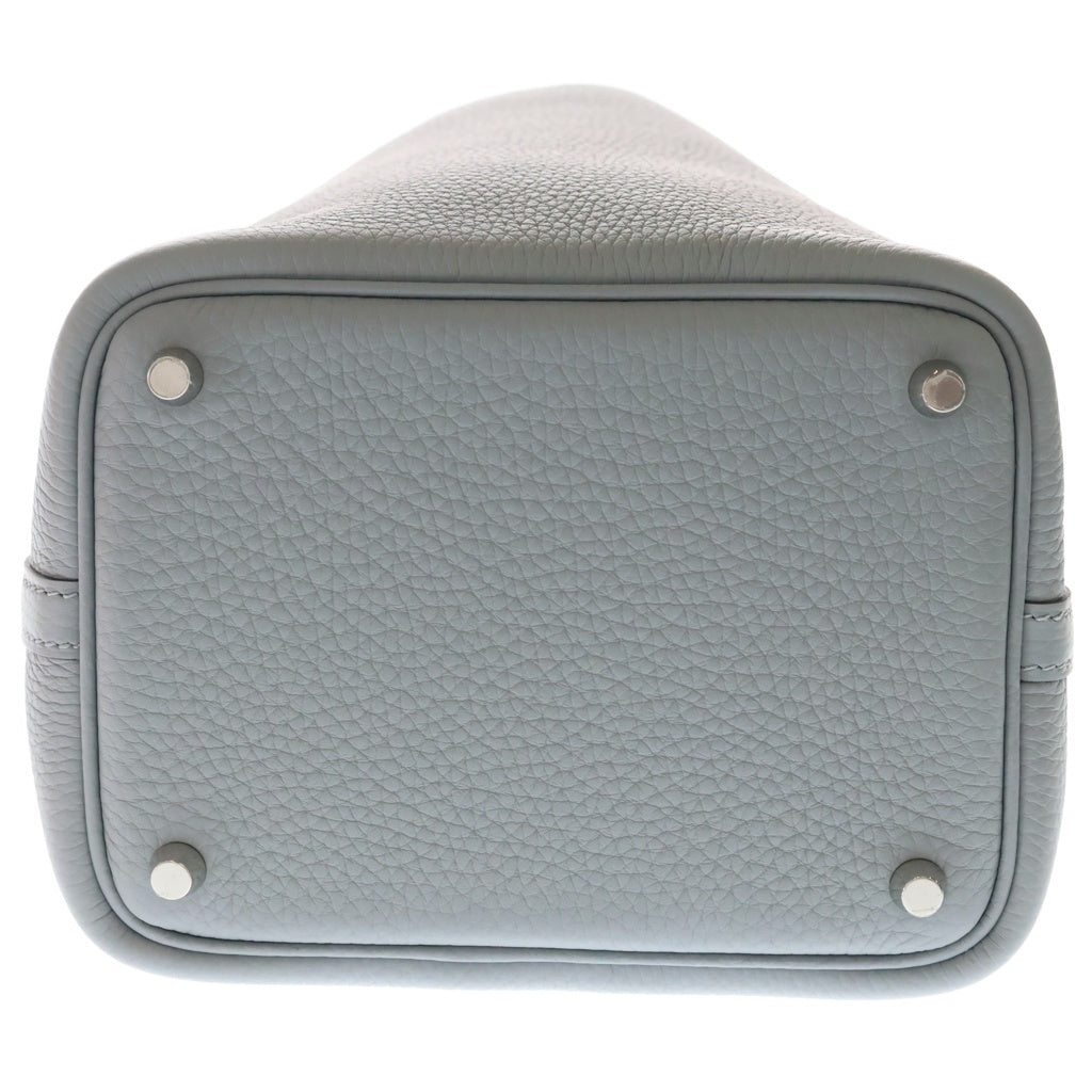 HERMES(エルメス) ピコタンロックPM トリヨンクレマンス シルバー金具 ハンドバッグ G刻印 グリパンタン グレー レディース