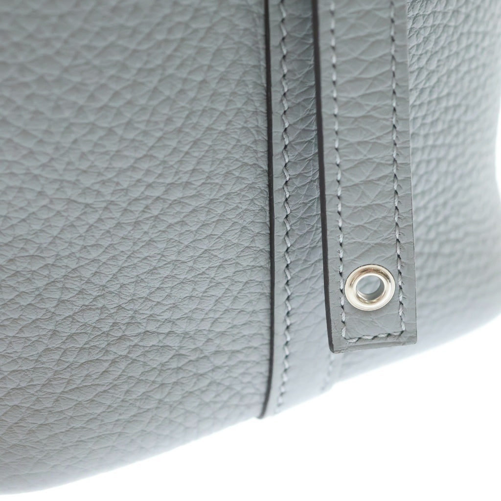 HERMES(エルメス) ピコタンロックPM トリヨンクレマンス シルバー金具 ハンドバッグ G刻印 グリパンタン グレー レディース
