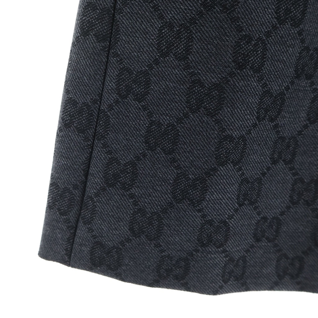 GUCCI(グッチ) GGウール ジャカード ジャケット ブラック #38 715184
