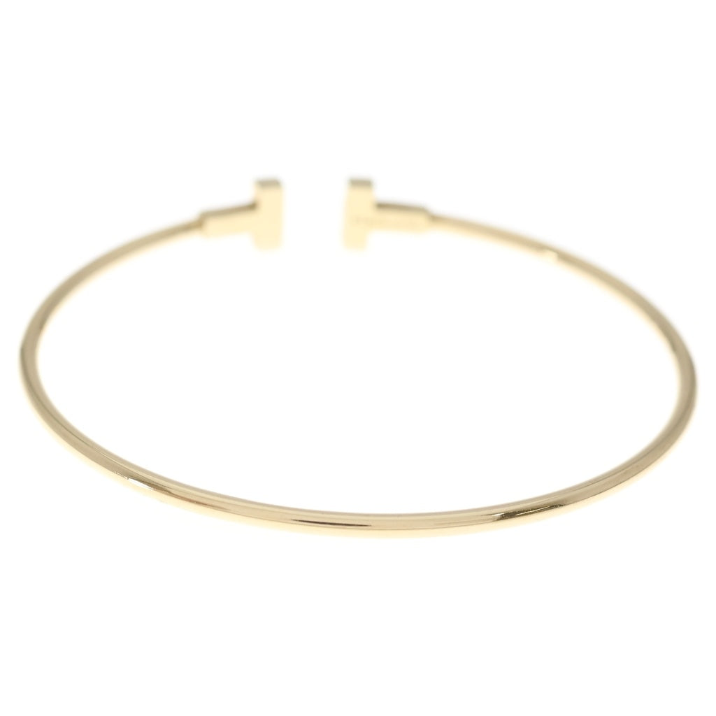 TIFFANY & Co.(ティファニー) Tワイヤー Au750 K18PG ブレスレット バングル ピンクゴールド レディース