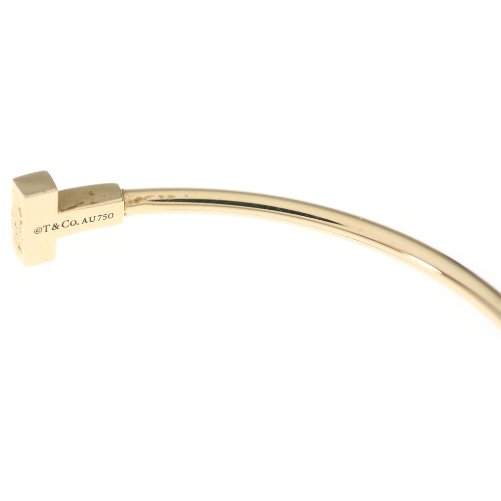 TIFFANY & Co.(ティファニー) Tワイヤー Au750 K18PG ブレスレット バングル ピンクゴールド レディース