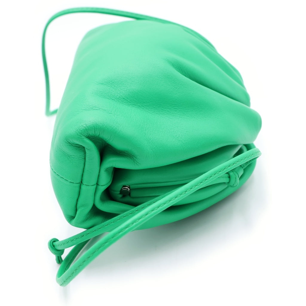 BOTTEGA VENETA(ボッテガヴェネタ) The Pouch ショルダーバッグ ミニバッグ グリーン レザー レディース