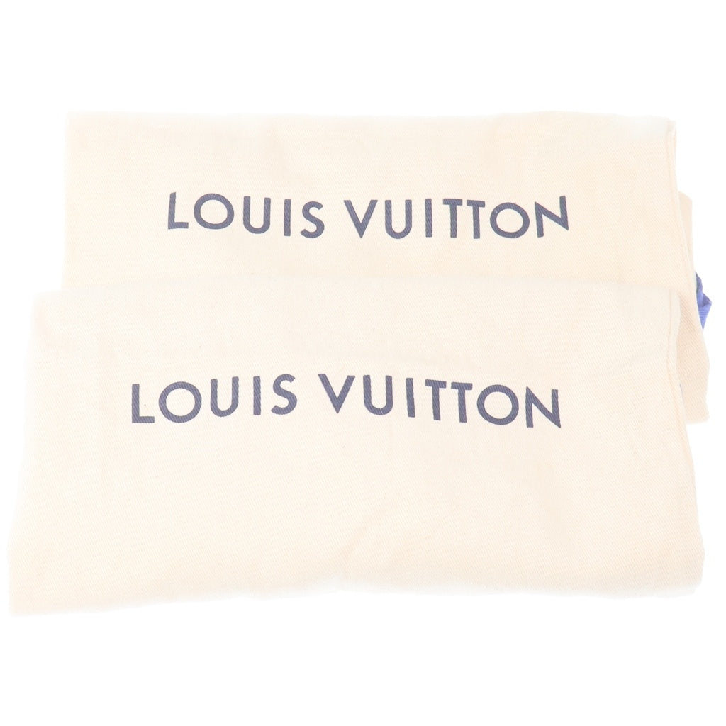LOUIS VUITTON(ルイヴィトン) シグネチャーライン パンプス スリングバック ヒール シューズ スエード ブラック レディース