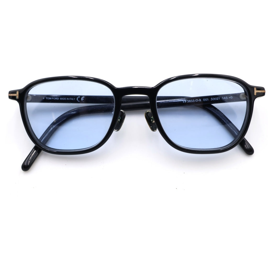 TOM FORD(トムフォード) アジアンフィット ウェリントンフレーム カラーレンズ サングラス メガネ 眼鏡 アイウェア ブラック TF5855-D-B