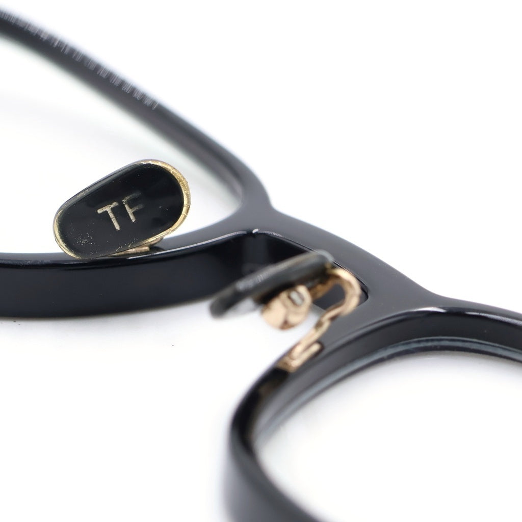 TOM FORD(トムフォード) ウェリントンフレーム クリアレンズ メガネ 眼鏡 アイウェア ブラック TF5855-D-B ※度入り