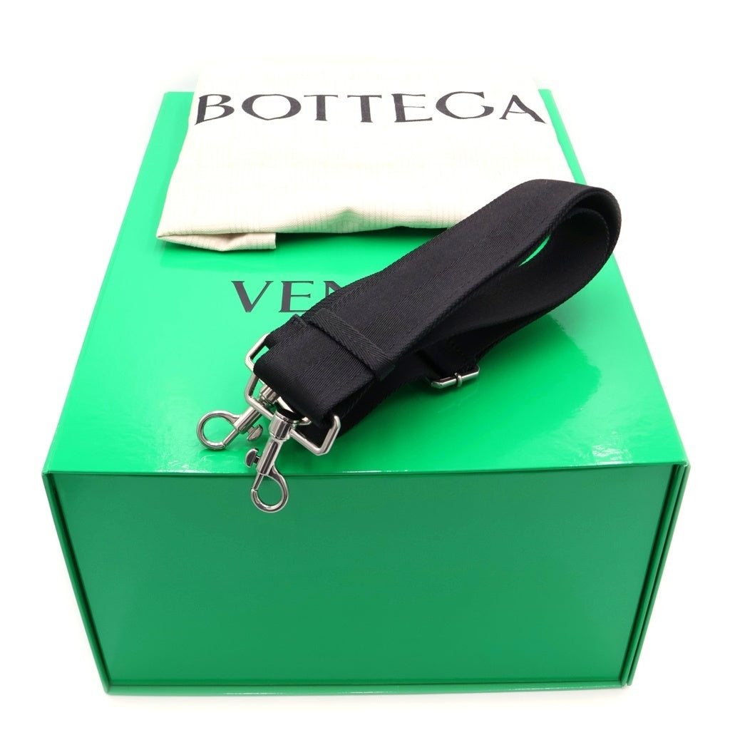 BOTTEGA VENETA(ボッテガヴェネタ) イントレチャート ブリーフケース ハンドバッグ ビジネスバッグ ショルダーバッグ ブラック レザー シルバー金具