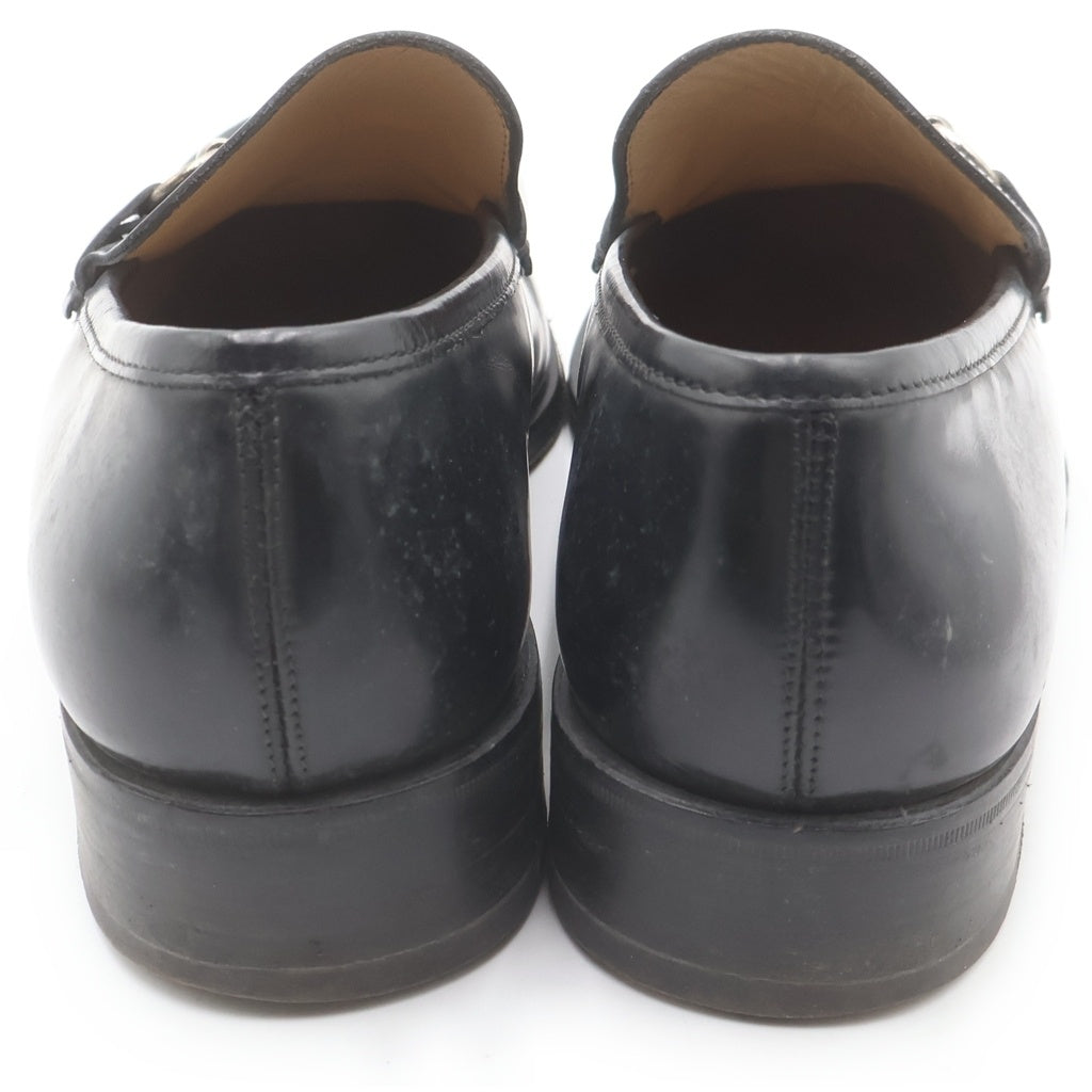 GUCCI(グッチ) ホースビット レザー ローファー シューズ #41 1/2 ブラック レディース