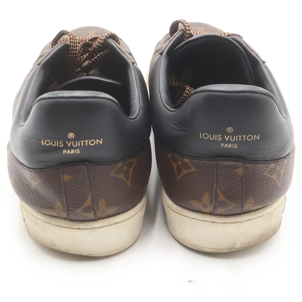 LOUIS VUITTON(ルイヴィトン) モノグラム ルクセンブルグ ローカットスニーカー レザー #8.5 ブラウン MS1109