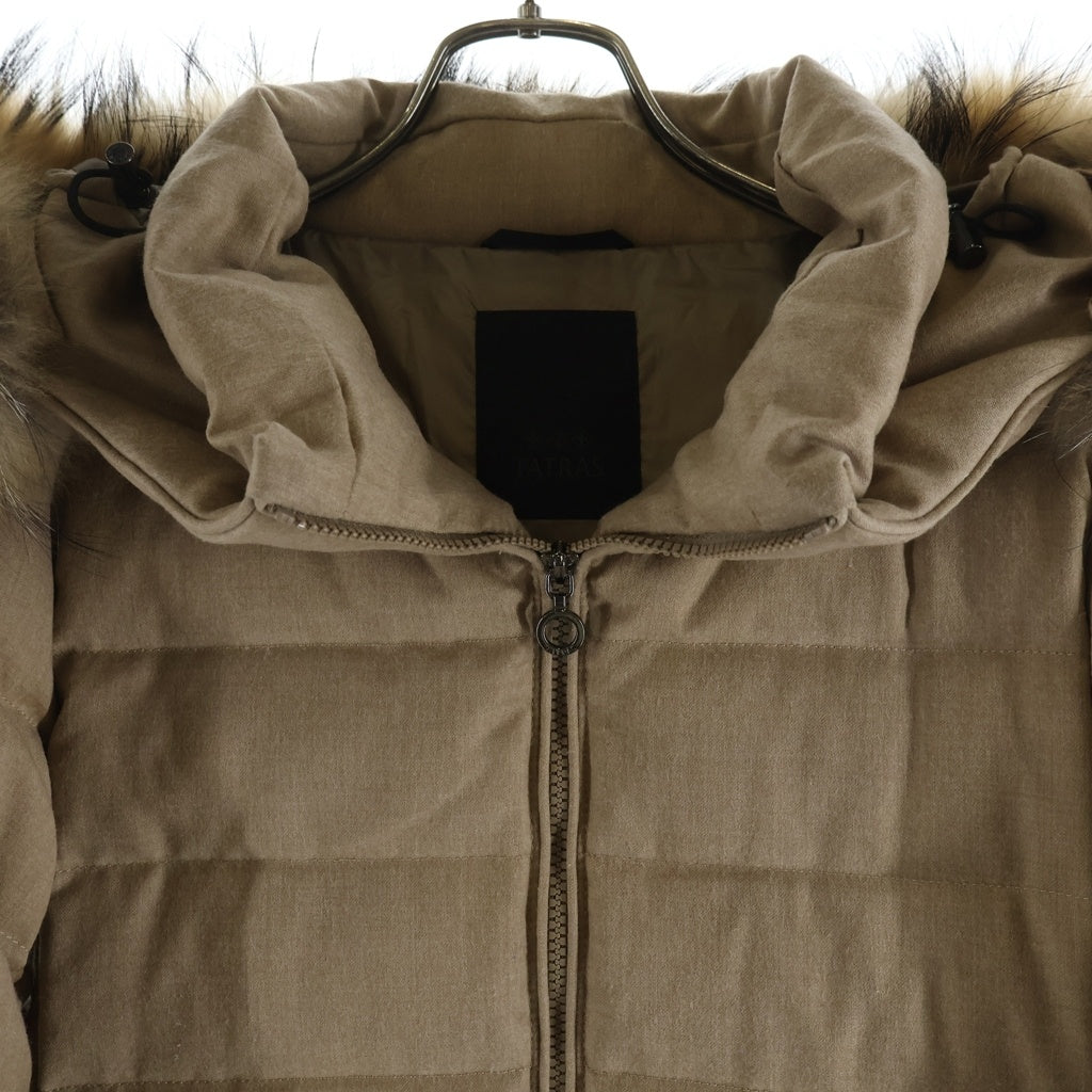 TATRAS(タトラス) LAVIANA DOWN JACKET ラヴィアナ ダウンジャケット ファー フード ウール ベージュ LTAT20A4795-D レディース