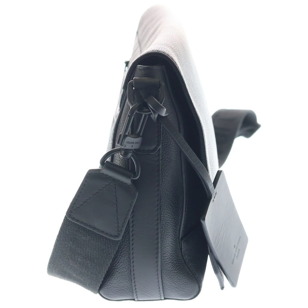 LOUIS VUITTON(ルイヴィトン) LVアエログラム テイクオフ・メッセンジャー ショルダーバッグ ブラック レザー M57080 ブラック金具