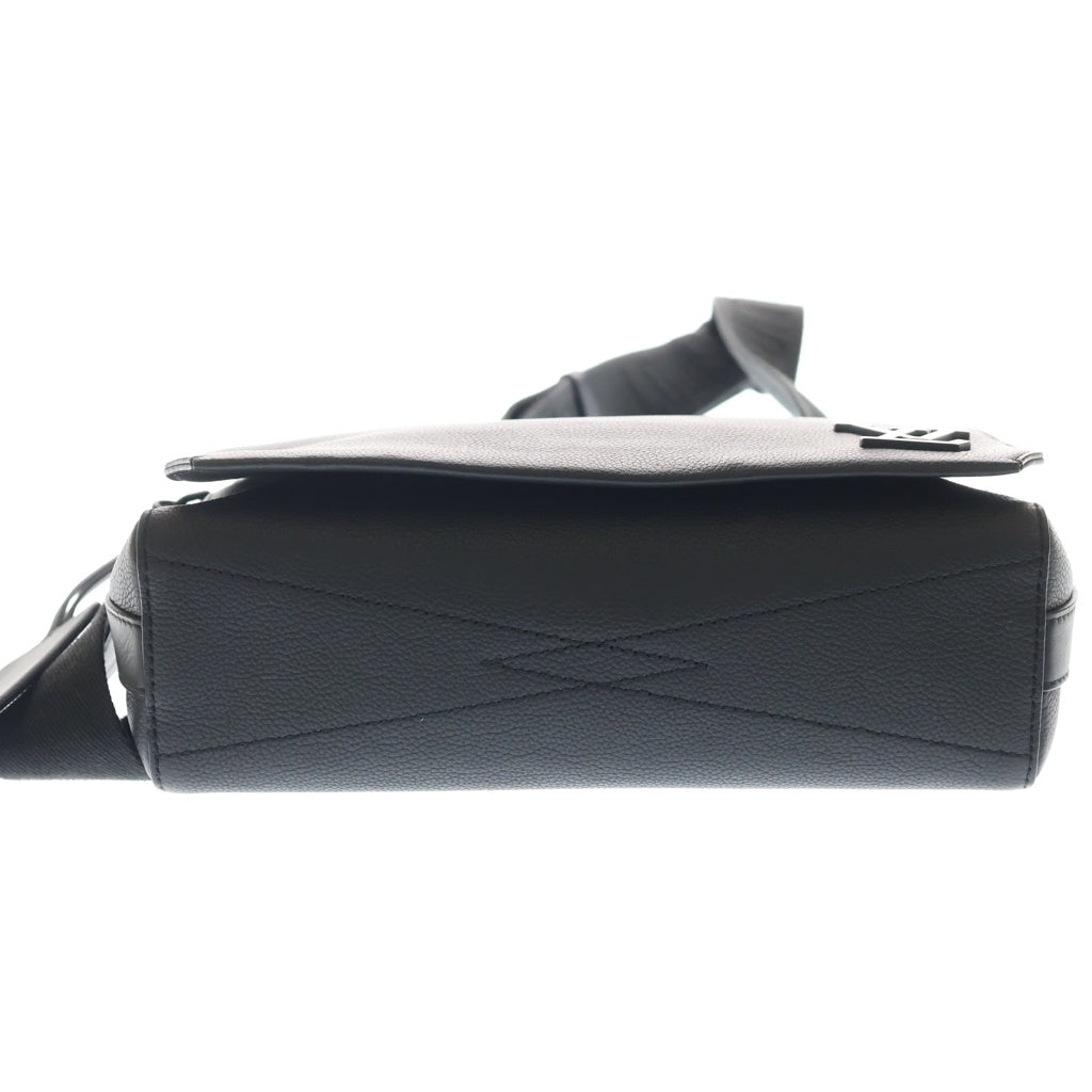 LOUIS VUITTON(ルイヴィトン) LVアエログラム テイクオフ・メッセンジャー ショルダーバッグ ブラック レザー M57080 ブラック金具