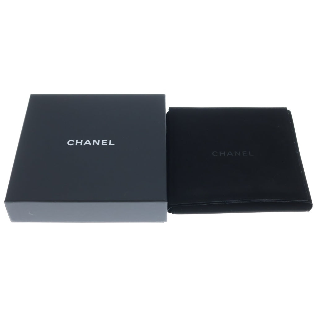 CHANEL(シャネル) ココマーク フェイクパール ラインストーン レザー チェーン ネックレス チョーカー B21B シルバー レディース