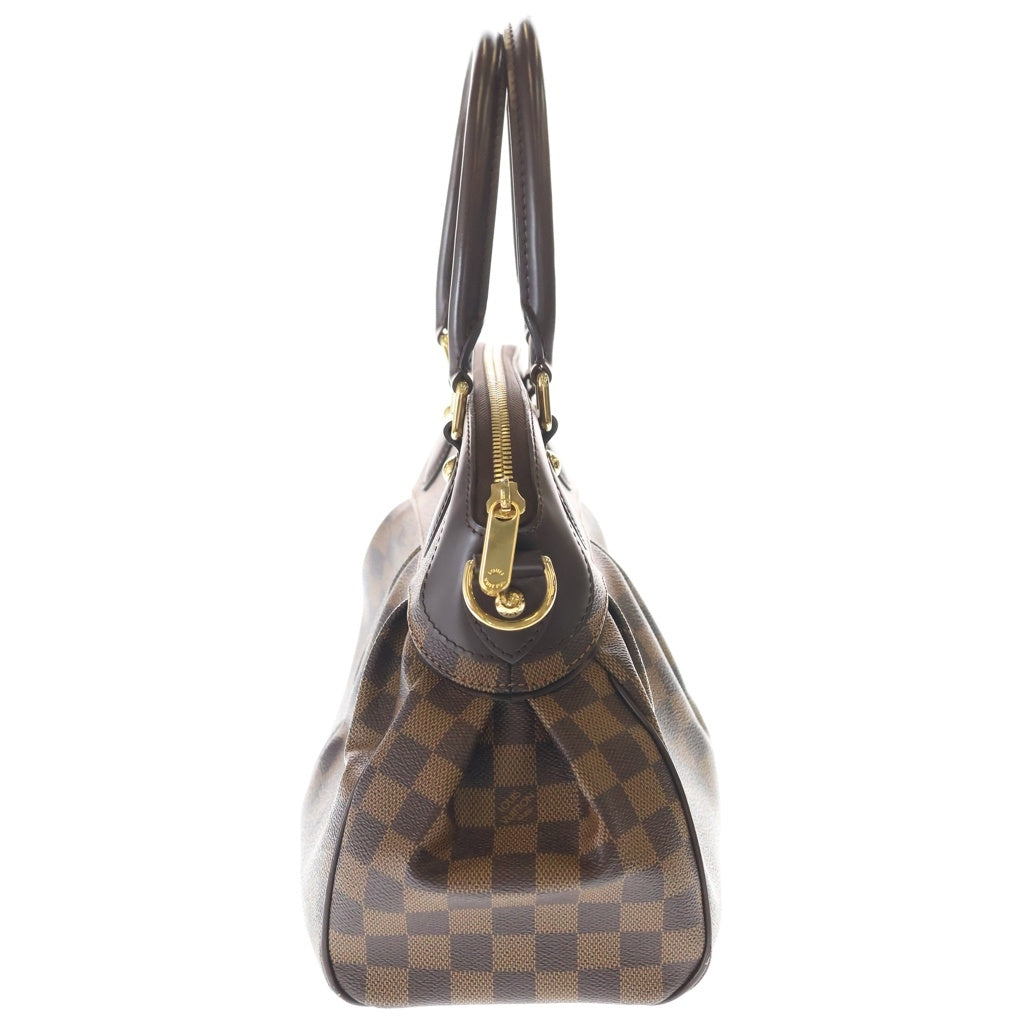 LOUIS VUITTON(ルイヴィトン) トレヴィPM ダミエ 2WAYハンドバッグ ショルダーバッグ ブラウン レザー×PVC N5199 ゴールド金具 レディース