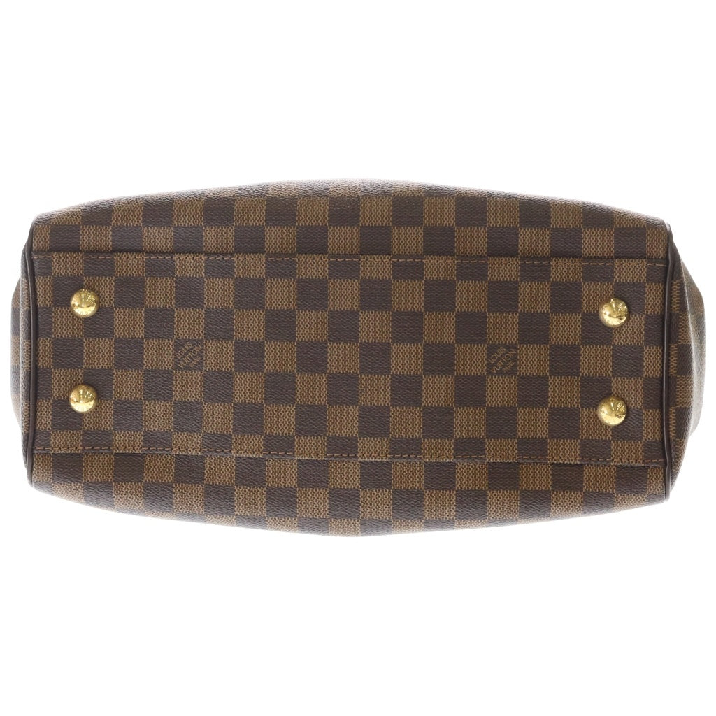 LOUIS VUITTON(ルイヴィトン) トレヴィPM ダミエ 2WAYハンドバッグ ショルダーバッグ ブラウン レザー×PVC N5199 ゴールド金具 レディース