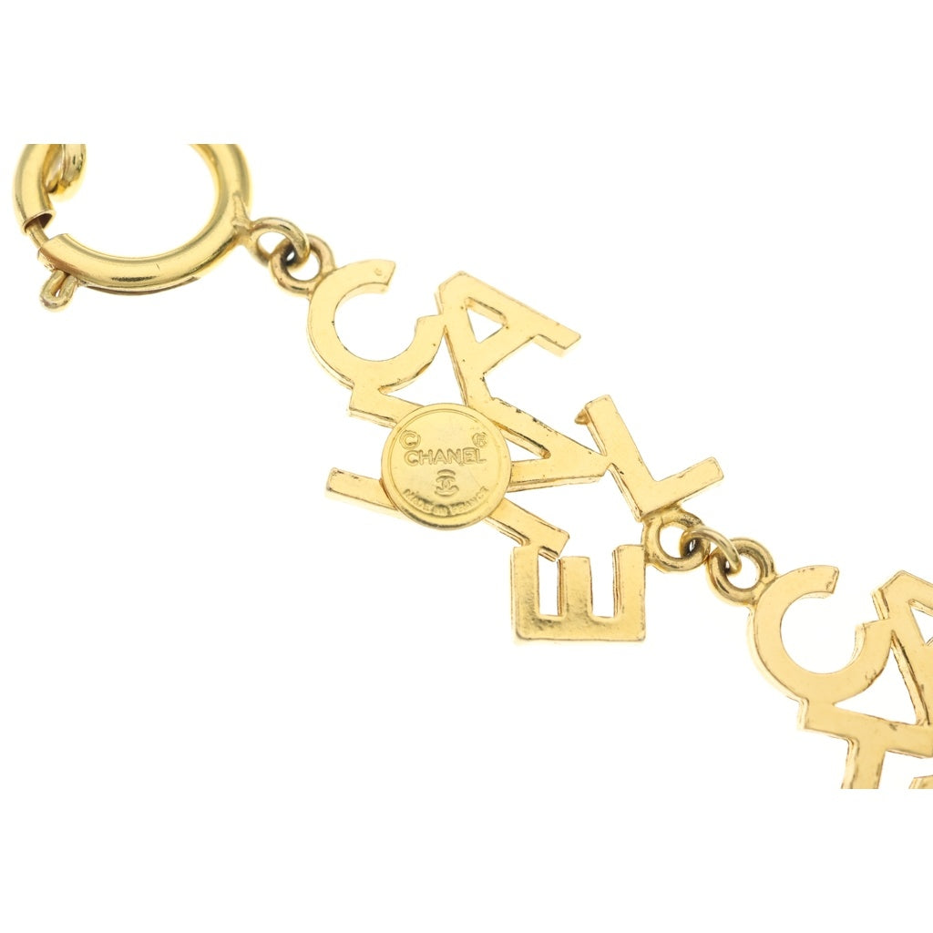 CHANEL(シャネル) ロゴ ネックレス ゴールド レディース