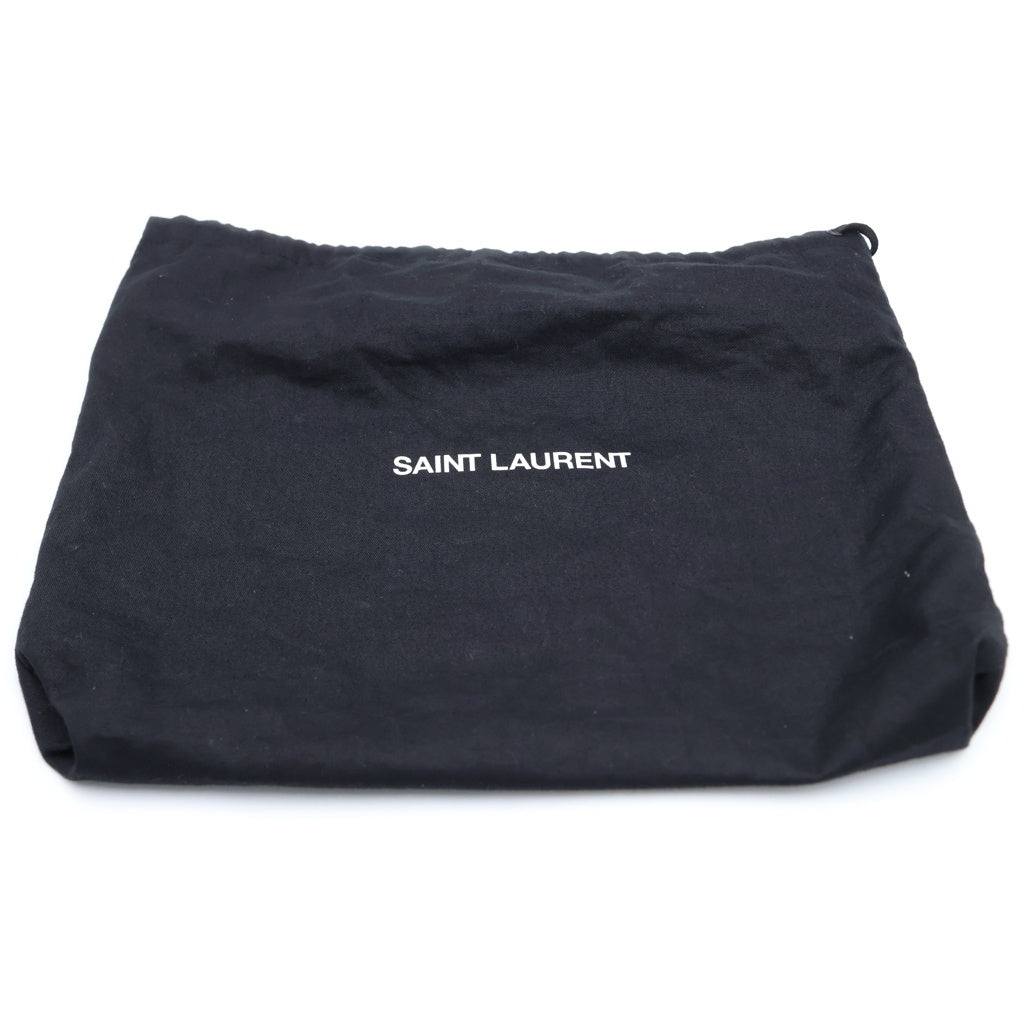 SAINT LAURENT PARIS(サンローランパリ) ソルフェリーノ スモール ショルダーバッグ ミニバッグ ネイビー レザー 634306 ゴールド金具 レディース