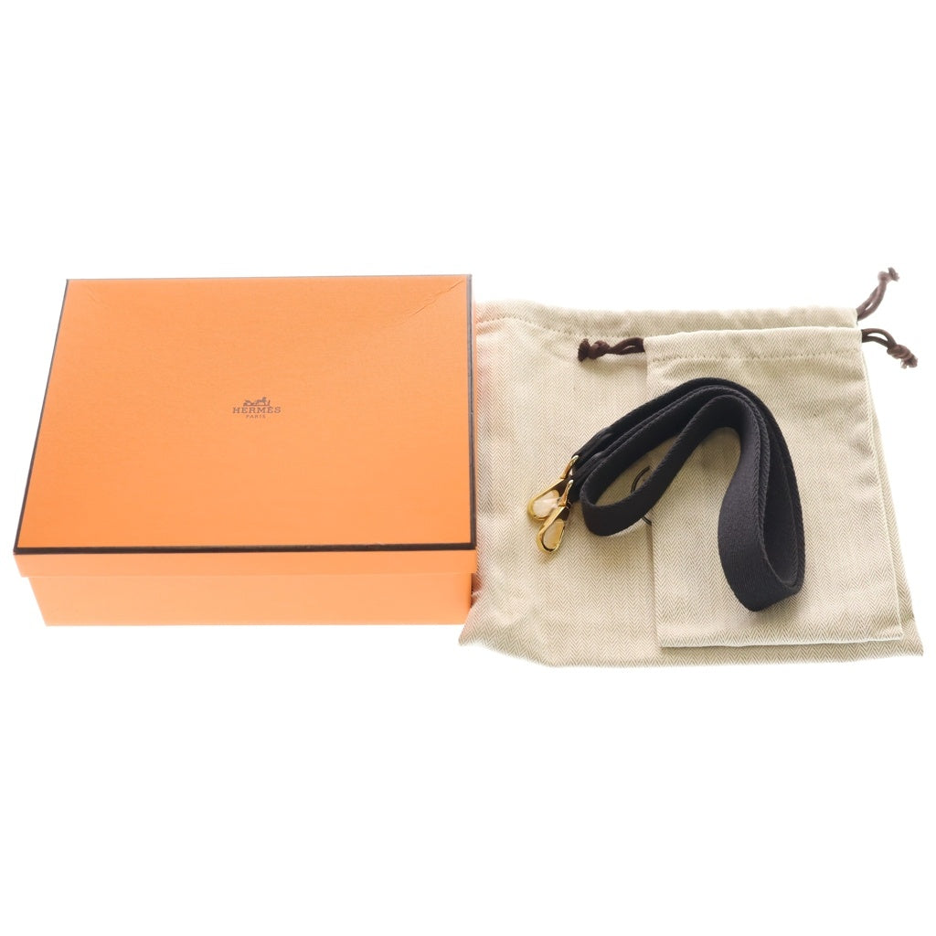HERMES(エルメス) エブリン TPM キャバン トゴ レザー ショルダーバッグ ゴールド金具 ダークネイビー K刻印 レディース