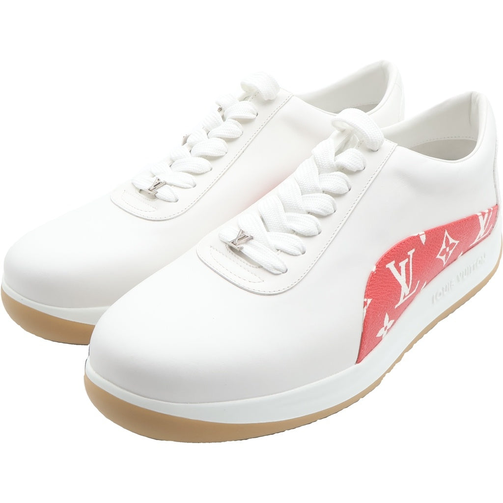 SUPREME(シュプリーム) ランアウェイ ローカット スニーカー ホワイト×レッド #8 1E3EQ5 CL0167