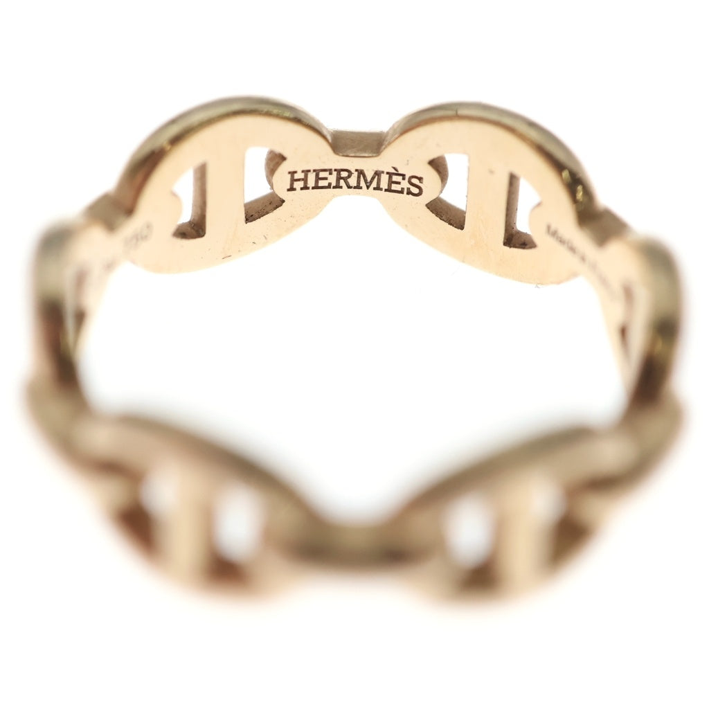 HERMES.非売品&カタログ3点希少リング製本非売品 HERMES(エルメス) アンシェネPM リング 指輪 K18PG ピンクゴールド